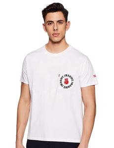 Nuevo diseño impreso camisetas de alta visibilidad 100% algodón peinado de punto Pantone tonos personalización 30 colores Stock camiseta - Product Image 5