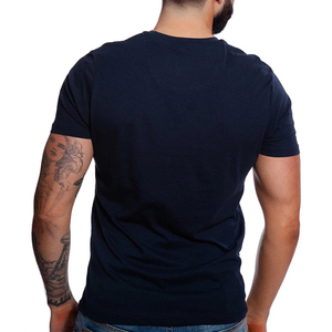 เสื้อยืดลำลองผู้ชายดีไซน์ใหม่ ผ้าคอตตอนหนา 100% เป็นมิตรกับสิ่งแวดล้อม รับสกรีนลายเสื้อยืดเปล่า - Product Image 2