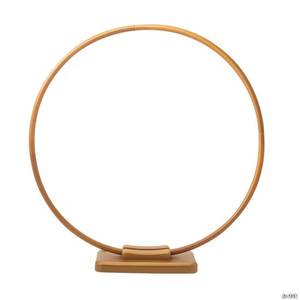 Escultura Circular de Metal Dorado en Oferta, Decoración Moderna para Mesa, Anillo Decorativo para el Hogar, Oficina, Sala de Estar - Product Image 1