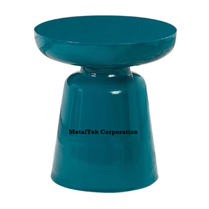 Modern Glossy Metal <b>Side</b> <b>Table</b> Wholesale Contemporary Aluminium Accent Coffee <b>Table</b> Stool Living Room Home Decor <b>Table</b> Furniture - Product Image 2