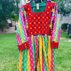 ชุดเดรสโคชิแบบดั้งเดิมของชาวอัฟกานิสถานชุดเดรสแบบดั้งเดิมงานปาร์ตี้สไตล์อัฟกานิสถาน - Product Image 4