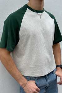 Camiseta Personalizada 100% Algodón 300gsm, Corte Holgado Estilo Hip Hop, Casual para Hombre, Oversize, Lisa, de Manga Larga, con Bloques de Color - Product Image 2