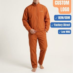 Fabricant de survêtements en nylon sur mesure, ensemble veste coupe-vent et pantalon imperméable, OEM, marque privée - Product Image 1