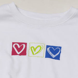 Nouveaux T-shirts courts écologiques pour femmes en coton 100% avec logo personnalisé, respirants, anti-boulochage, séchage rapide, impression numérique - Product Image 4
