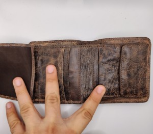 Tarjeteros de Alta Calidad para Hombre, con Protección RFID, Forro de Seda, Cuero Genuino, Cortos, Elegantes, Fabricados en Fábrica OEM, Plegables y Modernos - Product Image 3
