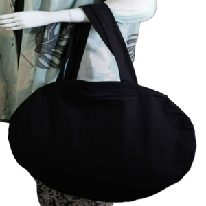 Sac fourre-tout écologique en coton biologique recyclable avec poignée longue, réutilisable pour les courses, personnalisable par sérigraphie - Product Image 6