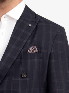 Elegant Slim Fit <b>Men's</b> Business Suits Anti-Wrinkle Woolen Polyester Button Fly Pants Formal <b>Coat</b> Office Wear Events - Product Image 4
