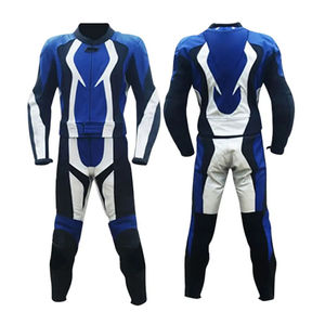 Traje de Motociclismo de Cuero Transpirable de Alta Calidad con Logotipo Personalizado Impreso para Unisex con Opción de Talla Grande, Etiqueta Personalizada con Nombre del Equipo - Product Image 1