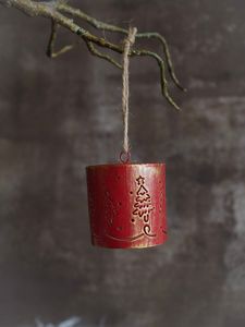 Adorno Navideño de Metal con Forma de Ciervo, Decoración Artesanal Vintage con Acabado Plateado - Product Image 5