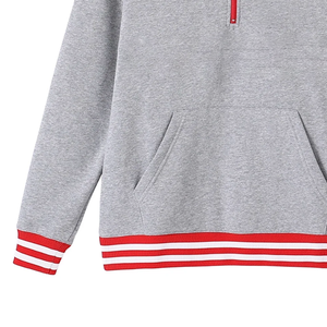 Custom sorority Delta <b>Grey</b> Quarter Zip <b>Sweatshirt</b> Unisex for wholesale teams logo & custom orders | B2B Wholesale Custom Orders - Product Image 3