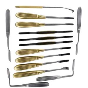 Plastic surgery face lift endoscopic brow lift nasal rasps instrument <b>box</b> 15 pcs reusable stainless steel kit - Product Image 6