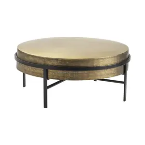 Table Ronde en Métal Martelé Royal avec Pieds Dorés pour Décoration Intérieure Moderne et Luxueuse, Utilisation Écologique pour Banquets et Salons ZAHID EXPORTS - Product Image 4
