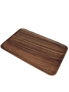Plateau de service rectangulaire en bois d'acacia, fait main, poli, pour thé, café, desserts et aliments, idéal pour les fêtes - Product Image 1
