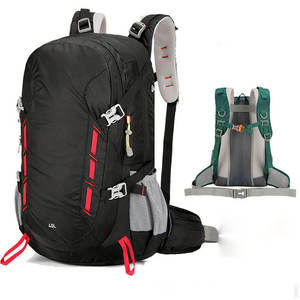 Durable Camping Adventure <b>Backpack</b> with Adjustable Sternum Straps and External Attachment Loops for Gear Storage - Product Image 1
