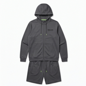 Conjunto Deportivo de Verano Unisex de Talla Grande, Personalizado, Ecológico, 100% Poliéster, de Secado Rápido y Transpirable, de Dos Piezas, para Deportes al Aire Libre y Gimnasio - Product Image 1