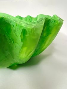 Frutero de Resina Ecológico, Estilo Elegante, Frutero Esmeralda Venus, Decoración Duradera para Mesa, Artículos para el Hogar, Frutero de Resina para Ensaladas - Product Image 3