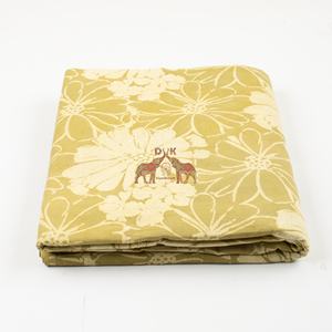 ผ้าพิมพ์ลายดอกไม้ด้วยมือ ย้อมสีธรรมชาติ วัสดุสิ่งทอจากอินเดีย สำหรับทำชุดเดรส คุร์ติ งานควิลท์ และของตกแต่งบ้าน - Product Image 4