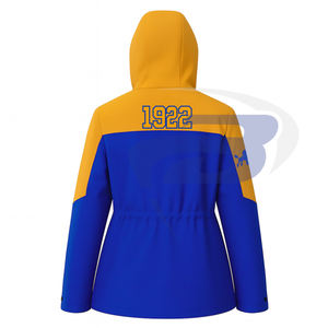 Chaqueta Impermeable de Alta Calidad para Mujer, con Capucha, Estilo Universitario, de la Hermandad Sigma Gamma Rho SGR - Product Image 3