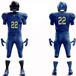 Custom Unisex Sublimated American Football Uniform Jersey Breathable <b>Mesh</b> 100% Polyester Team Sets Custom Logo Plus Size Quick - Product Image 3