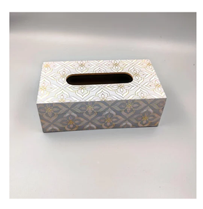 Boîte à mouchoirs en bois de forme rectangulaire, taille personnalisée, imprimée, pour ranger les mouchoirs, meilleur article de table - Product Image 1
