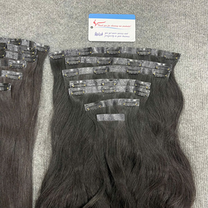 ผมต่อแบบคลิปหนีบ 100% ผมแท้เวียดนาม – แบบตรงธรรมชาติและแบบหยักศก ขายส่งจากโรงงาน - Product Image 3