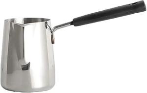 Olla para Leche de Acero Inoxidable con Asa Resistente al Calor, Cacerola Metálica para Derretir Mantequilla, Calentador de Café para Cocina - Product Image 3