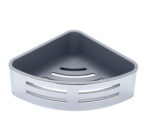 Modern Multifunction Wall Mounted Stainless Steel Chrome Corner <b>Shower</b> Basket & Bathroom Rack for <b>Shower</b> Room - Product Image 4