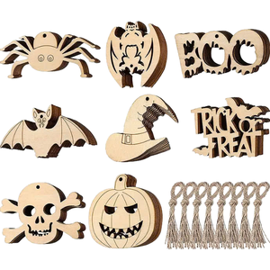 Soporte de Madera Festivo para Teléfono Móvil de Alta Calidad con Diseño de Arte Folclórico Vietnamita Delarchi, Colgador Decorativo para Árbol de Navidad para las Fiestas - Product Image 3