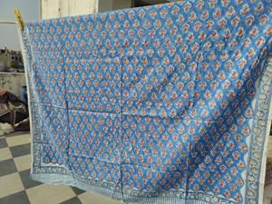 Paréo de plage en coton imprimé à la main pour femme, motif floral, style bohème - Product Image 6