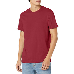 เสื้อยืดสตรีทแวร์ลำลองคุณภาพสูง ผ้าฝ้าย 100% สกรีนโลโก้ สีพื้น ระบายอากาศดี ซักแบบ Stone Wash สำหรับผู้ชาย - Product Image 1