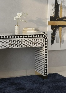 ILAHI's Bone Inlay <b>Drawer</b> Modern Design Agate Detailing <b>Storage</b> Portable Home Furniture - Product Image 2