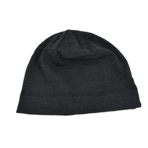 Gorro Unisex Negro, 100% Acrílico, Tejido por Computadora, Color Sólido, Gorro Casual de Invierno para Adultos, 56-58CM - Product Image 3