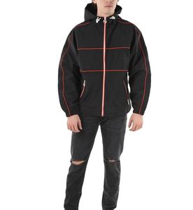 Chaqueta cortavientos con cremallera de poliéster 100% personalizada, transpirable, bordado de talla grande, decoración, puños elásticos y forro de malla - Product Image 3