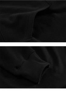Sweat-shirts d'hiver unisexes en polaire polyester/coton de haute qualité avec logo imprimé numérique surdimensionné et poche pour hommes - Product Image 5