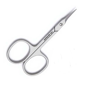 Ciseaux à cuticules courbés 3,5 pouces, pointe en forme de flèche, super tranchants, précision, manucure, pédicure, soin des ongles, toilettage, acier inoxydable - Product Image 3