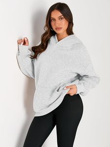 Sudaderas con Capucha Extra Grandes, Suéteres Cómodos de Felpa |   Sudaderas con capucha modernas y cómodas, sudaderas con bolsillos para otoño e invierno - Product Image 4