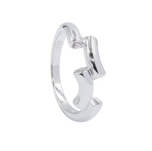 Oem design personnalisé bijoux en argent sterling 925 bague en bambou en argent bague au design simple pour les femmes - Product Image 3