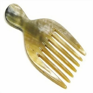 Venta al por mayor, peines comunes, cuerno de oveja y cuerno de buey Natural, peine de masaje para meridianos de cabeza media luna para uso de masaje - Product Image 5
