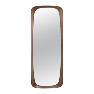 Miroir mural moderne en bois, forme géométrique décorative - Product Image 2