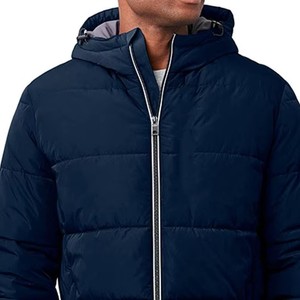 Oversize <b>Cropped</b> Bubble <b>Jacket</b> Winter Custom Made Logo Bubble <b>Jacket</b> for Man Winter Plus Size <b>Jacket</b> with Stand Collar Quality - Product Image 2