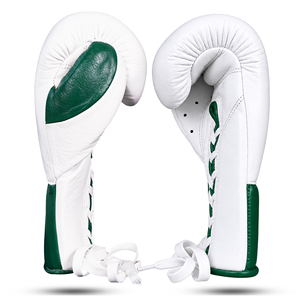 Guantes de Boxeo de Cuero Genuino al por Mayor, Guantes Profesionales para Entrenamiento y Combate, Equipo de Boxeo con Logotipo Personalizado - Product Image 4