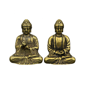 Premium Aluminum Casting Buddha Idol <b>Religious</b> Decorative Sculpture with Rust Resistant <b>Statue</b> for Home Office Hotel and Resort - Product Image 5