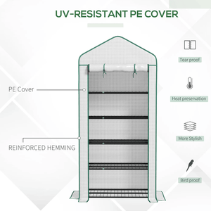 Serra Moderna per Interni in PE per Coltivazione Idroponica, Eventi Nuziali, con Vetro Temperato e Telaio Durevole in Plastica/Ferro - Product Image 2