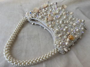 Handmade Embroidered Beaded <b>Sequined</b> Evening Clutch Bag Luxury Bridal Wedding Purse Ethically Sourced Party <b>Handbag</b> - Product Image 4