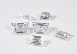 Diamante Cultivado en Laboratorio con Corte Trapezoidal de Forma Elegante, Claridad DEF VS, Piedra Suelta HPHT para Engaste en Joyería - Product Image 3