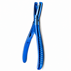 Pinzas de Acero Inoxidable Azules para Extensiones de Cabello, Herramienta de Instalación y Remoción de MANAN INSTRUMENTS - Product Image 4