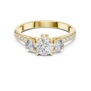Bague de fiançailles en diamant de laboratoire de qualité supérieure 0,99 ct certifiée IGI Or Bijoux fins de luxe - Product Image 1