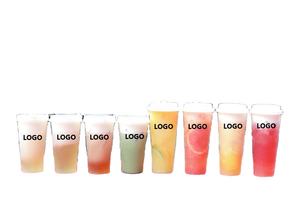 แก้วพลาสติก PET PLA กระดาษเคลือบพลาสติก พิมพ์โลโก้ตามสั่ง - Product Image 2