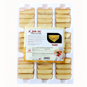 Ingrédients de boulangerie en gros Tartelette vietnamienne surgelée Coque de tartelette aux œufs cuite YA03 468G HALAL OEM/ODM Expédition directe usine mondiale - Product Image 1