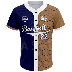 Custom <b>Baseball</b> Uniform <b>Set</b> USA Team Jersey Low MOQ Quick Production Breathable Sublimation OEM Supplier - Product Image 2